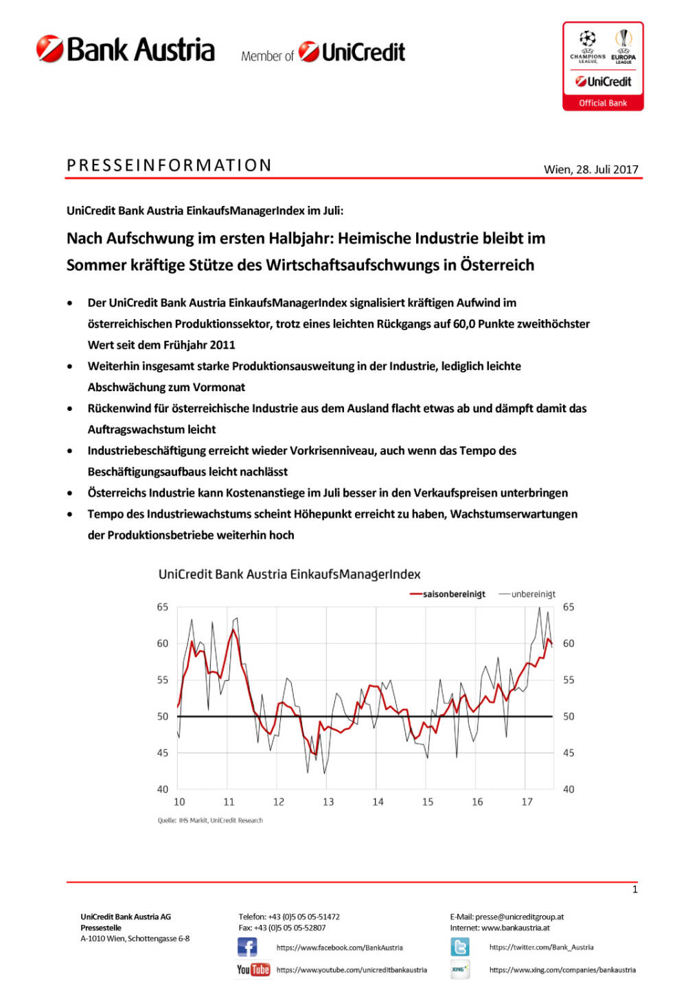 Heimische Industrie bleibt im Sommer kräftige Stütze des Wirtschaftsaufschwungs in Österreich, Seite 1/4, komplettes Dokument unter http://boerse-social.com/static/uploads/file_2300_heimische_industrie_bleibt_im_sommer_kraftige_stutze_des_wirtschaftsaufschwungs_in_osterreich.pdf