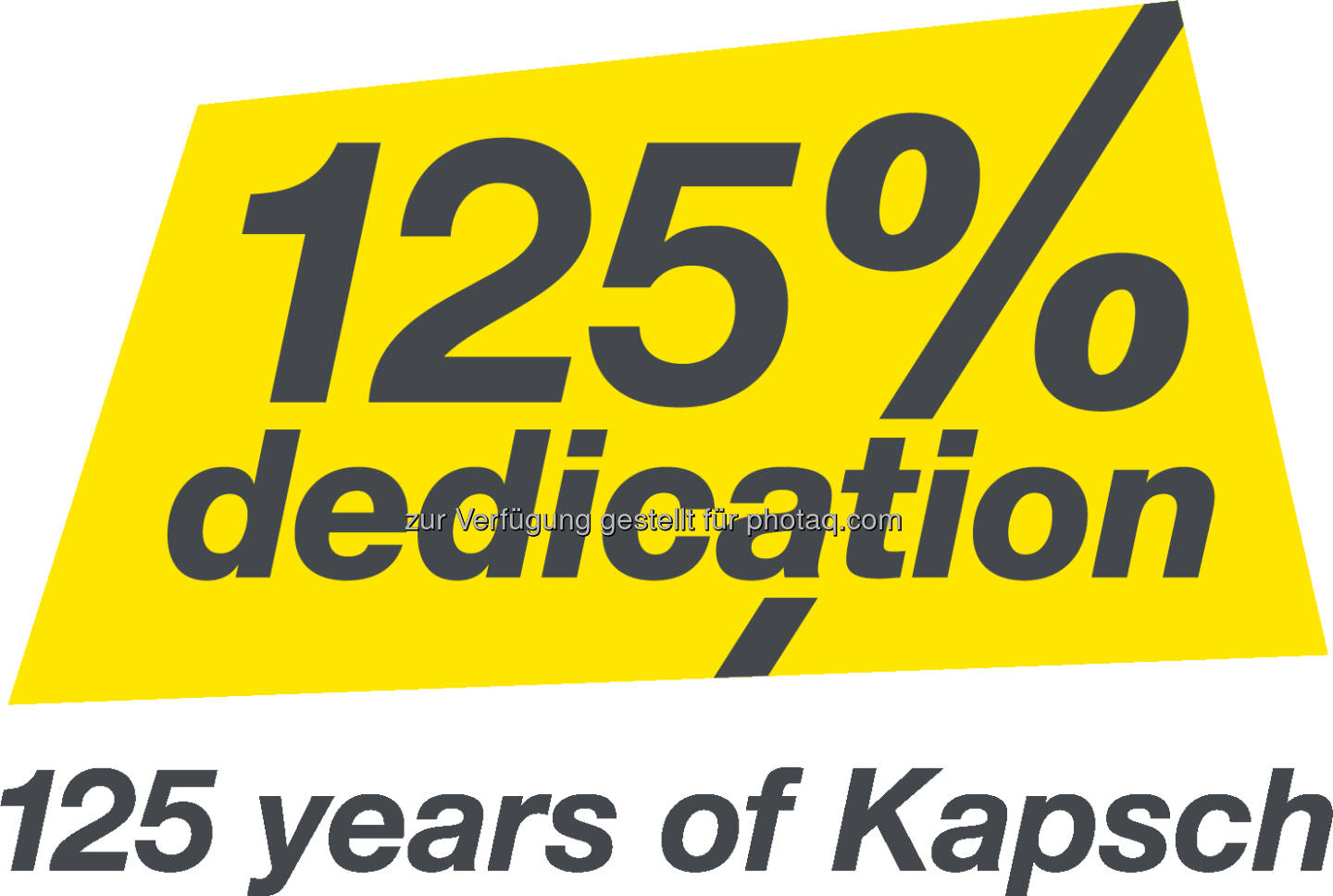 Das Logo zum 125. Jubiläum von Kapsch. ©Kapsch Group