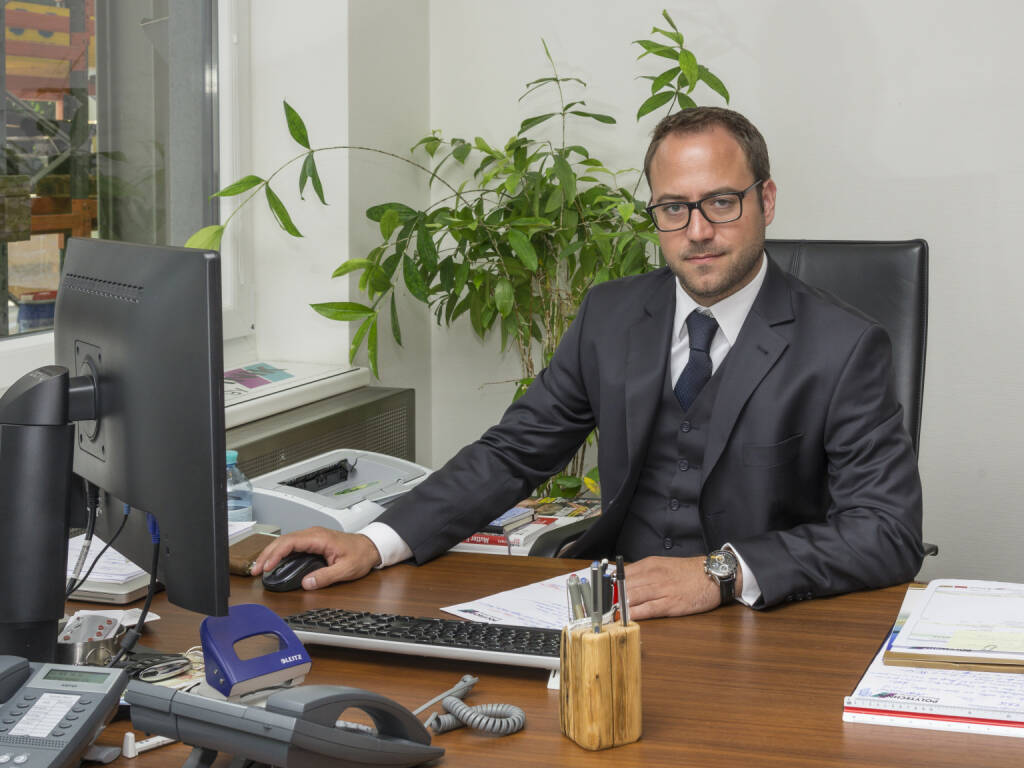 Lukas Schirnhofer, Prokurist der niederösterreichischen Polytechnik, sieht Wachstumschancen in China; Bild: Polytechnik, © Aussender (01.09.2017) 