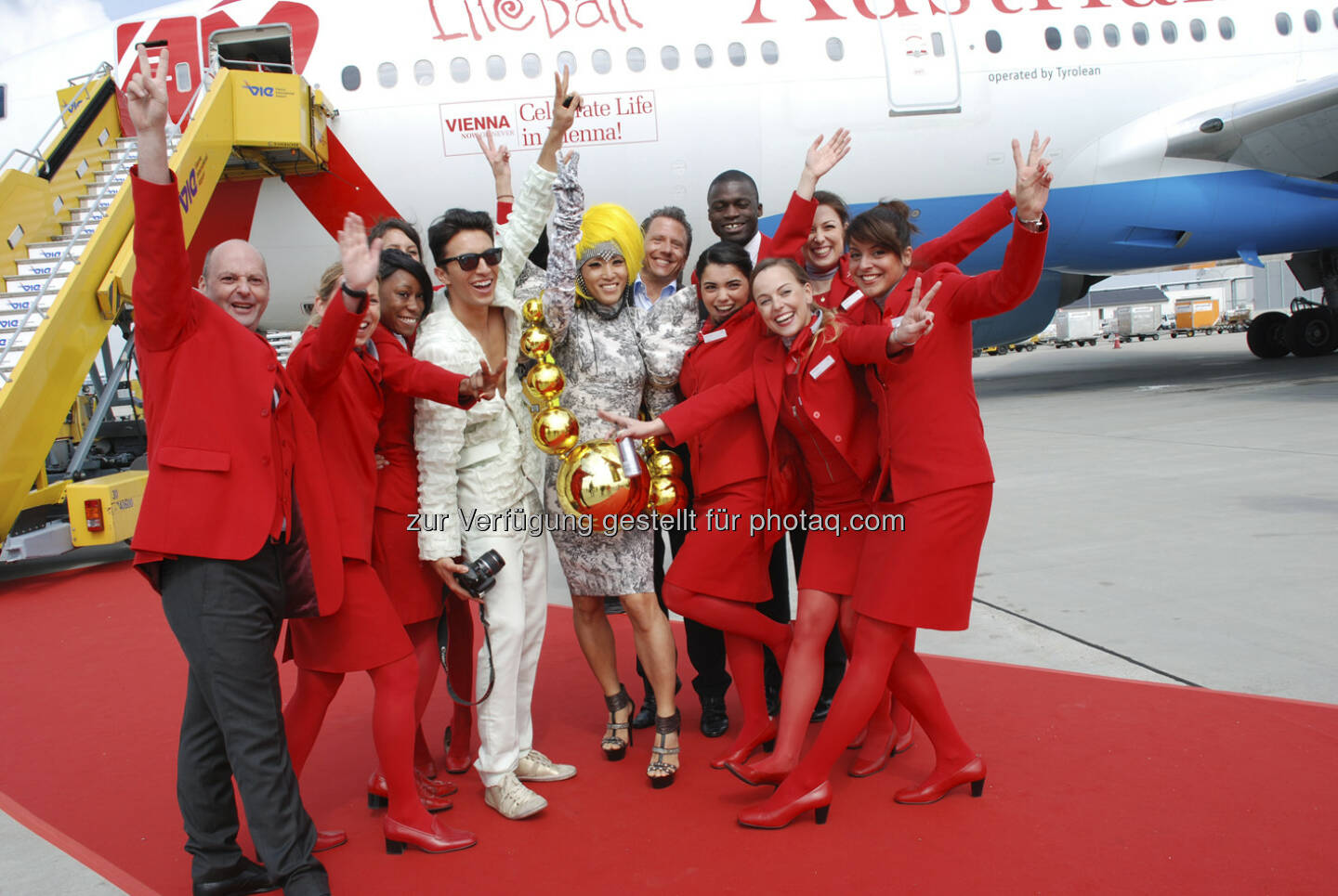 Austrian Life Ball Aircraft Crew