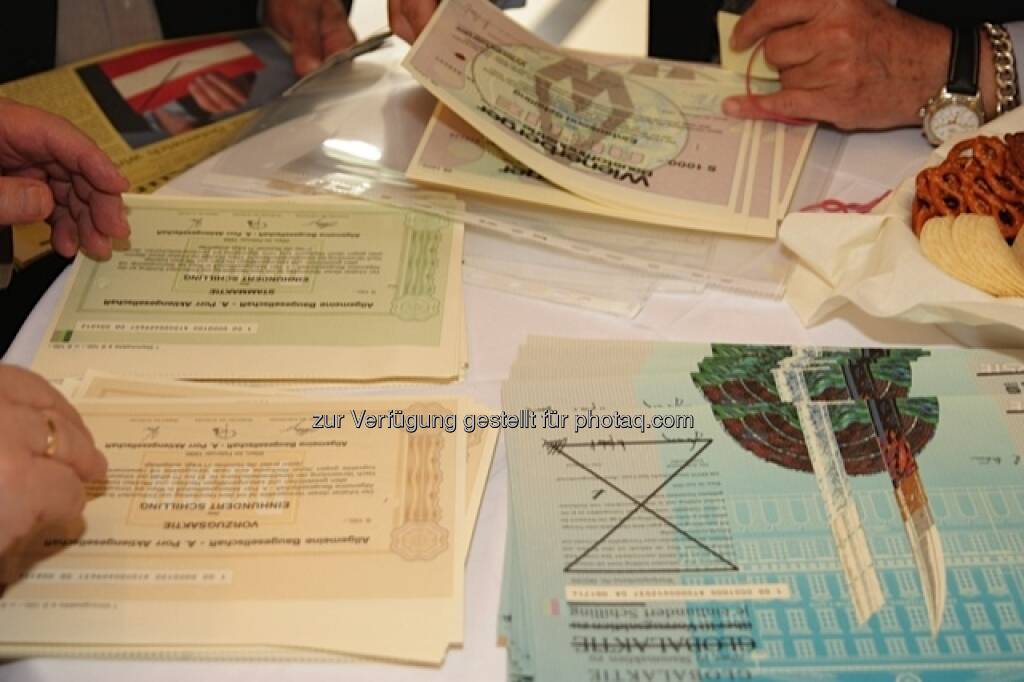 Interesse an entwerteten Aktienurkunden (25.05.2013)