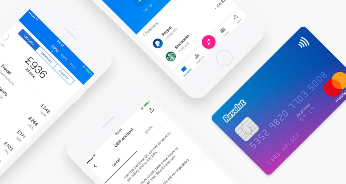 Die Banking-App Revolut startet Dienst in Österreich; Bild: Revolut