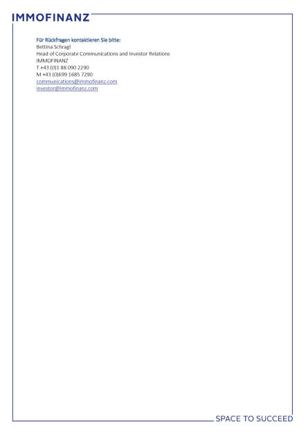 Immofinanz: Bisher haben schon mehr als 80 Prozent die Wandlungseinladung angenommen, Seite 2/2, komplettes Dokument unter http://boerse-social.com/static/uploads/file_2348_immofinanz_bisher_haben_schon_mehr_als_80_prozent_die_wandlungseinladung_angenommen.pdf (28.09.2017) 