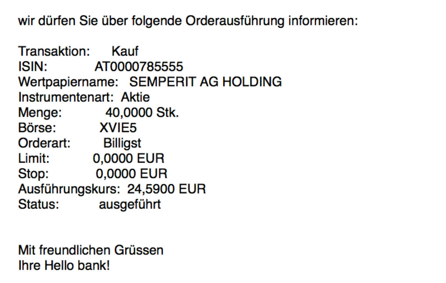 Kauf Semperit für #100100hello #goboersewien