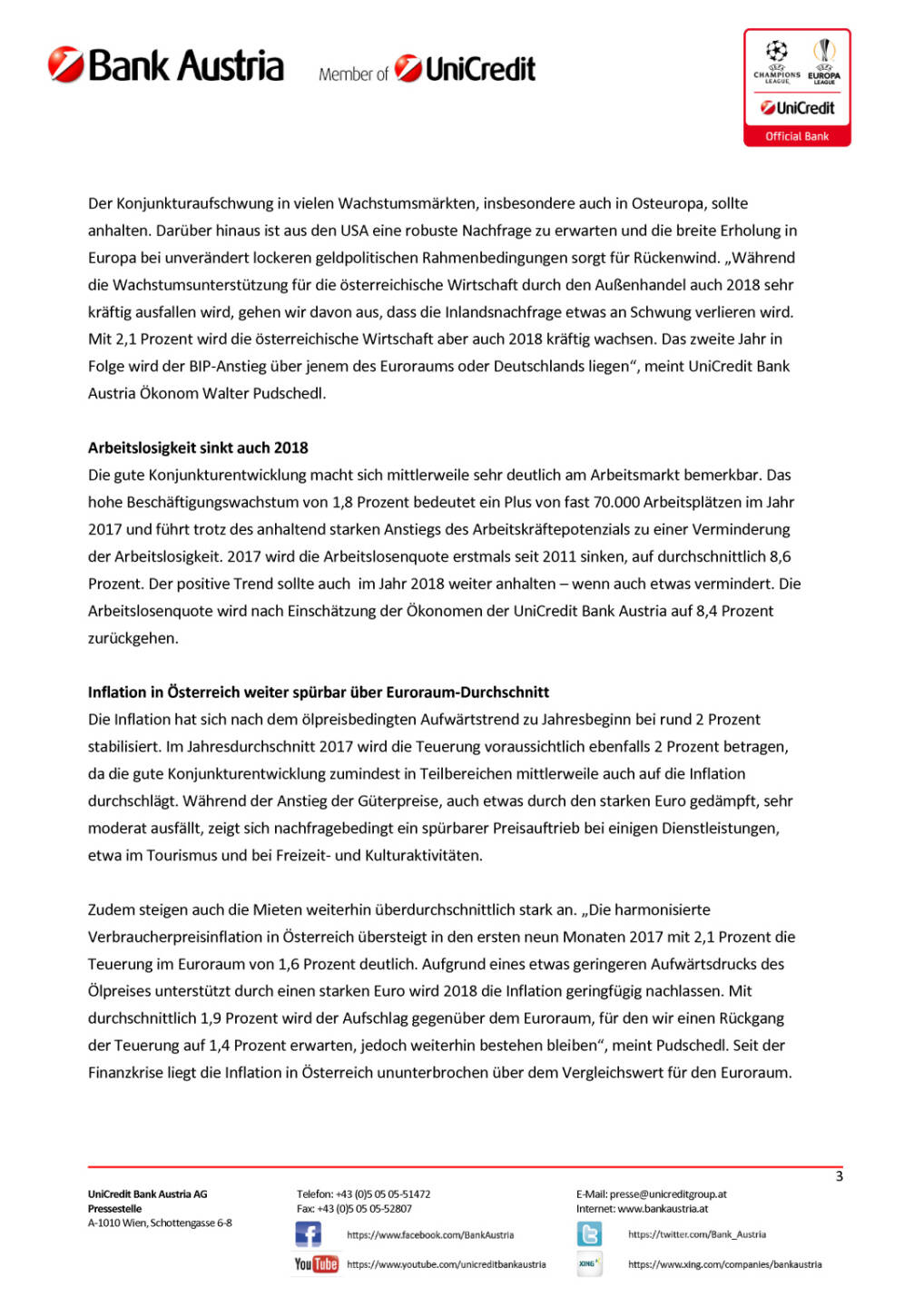 UniCredit Bank Austria Konjunkturindikator: Konjunkturaufschwung geht in die Verlängerung, Seite 3/5, komplettes Dokument unter http://boerse-social.com/static/uploads/file_2364_unicredit_bank_austria_konjunkturindikator_konjunkturaufschwung_geht_in_die_verlangerung.pdf