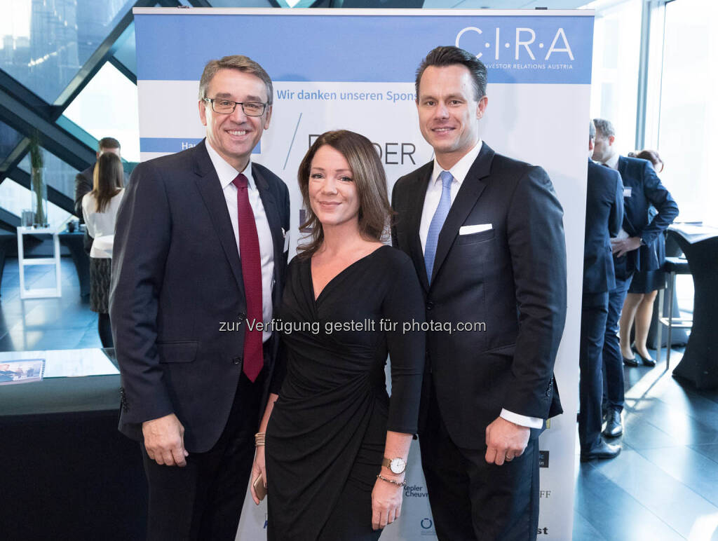 Harald Hagenauer, Viola Grebe, Christoph Boschan, © C.I.R.A./APA-Fotoservice/Martin Lusser (18.10.2017) 