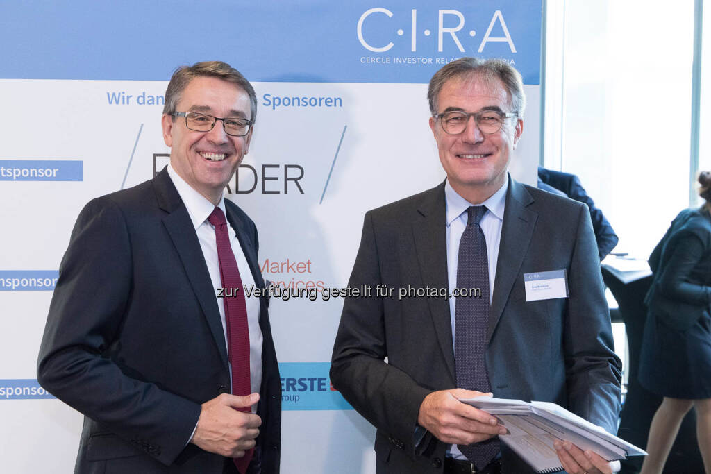 Harald Hagenauer, Friedrich Mostböck, © C.I.R.A./APA-Fotoservice/Martin Lusser (18.10.2017) 