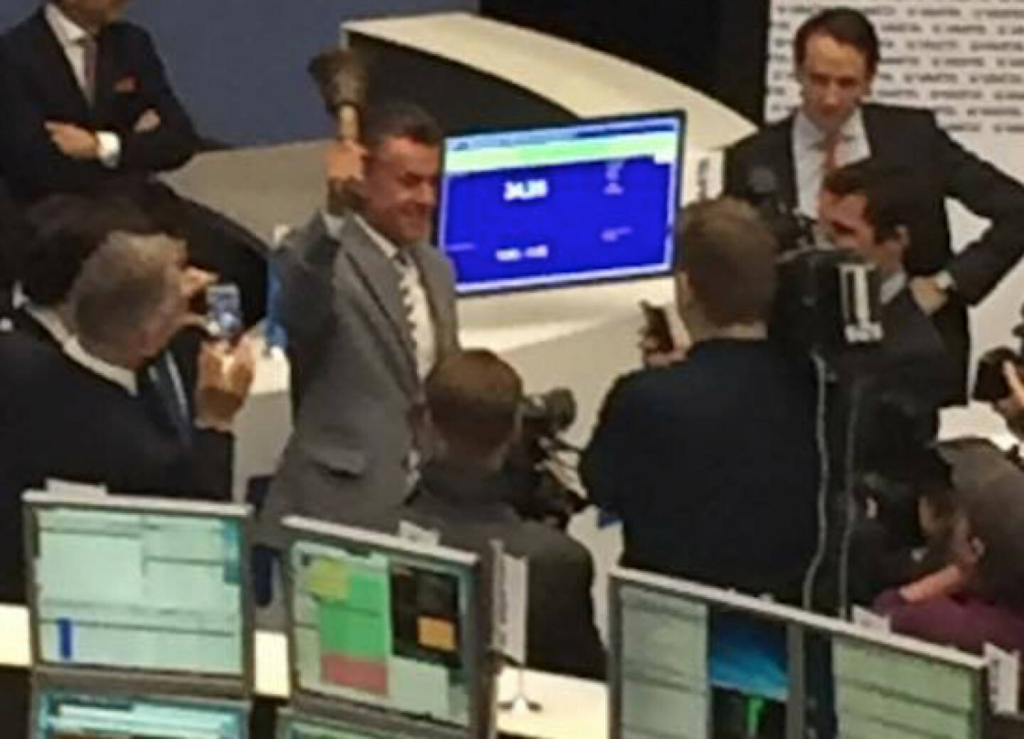 Varta, IPO, Michael Tojner, Opening Bell, Fankfurter Börse, Deutsche Börse, Parkett