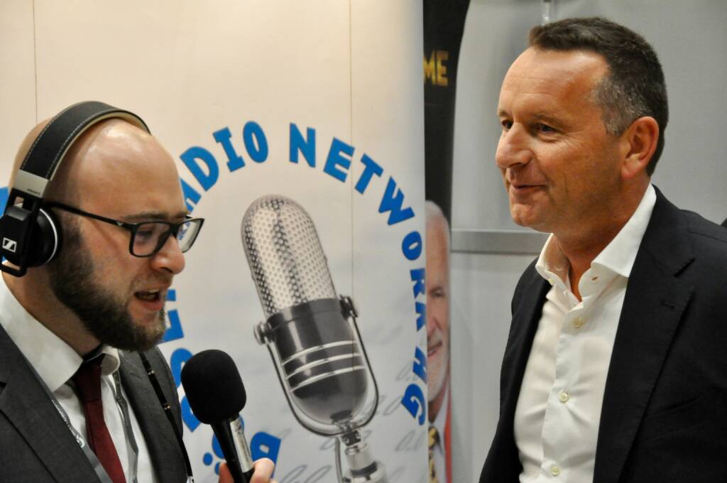 Sebastian Leben (boersenradio.at), Herbert Ortner (CEO Palfinger) (20.10.2017) 
