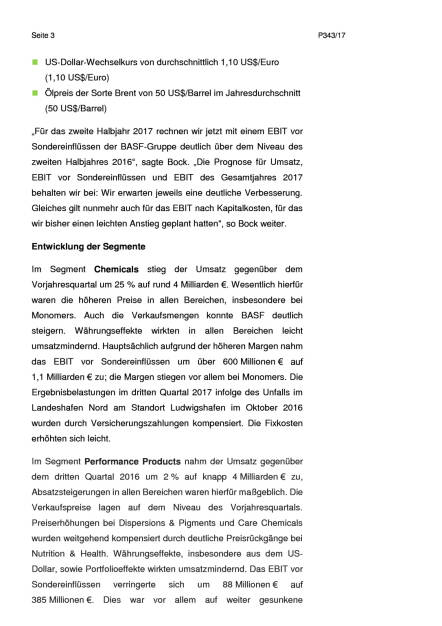 BASF - Q3, Seite 3/6, komplettes Dokument unter http://boerse-social.com/static/uploads/file_2373_basf_-_q3.pdf (24.10.2017) 
