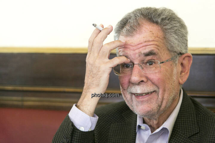 Alexander Van Der Bellen Bild 6840 // Interview Alexander Van Der Bellen