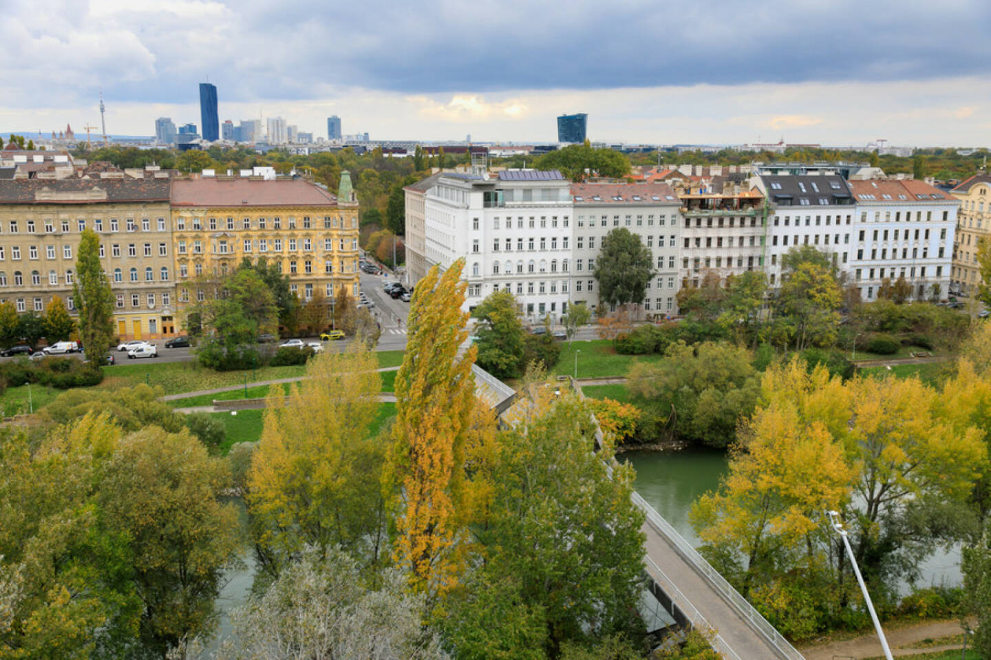 Gleichenfeier ViE, Donaukanal, Wien, Ausblick; Fotocredit: CA Immobilien Anlagen AG/APA-Fotoservice/Schedl