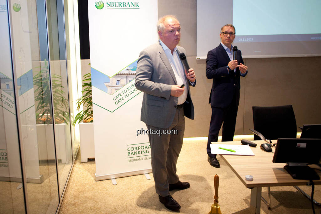 Lukas Stipkovich (Fondsmanagement, Sigma Investment), Alfred Reisenberger (Research, Sigma Investment) - (Fotocredit: Michaela Mejta for photaq.com), © Michaela Mejta (08.11.2017) 