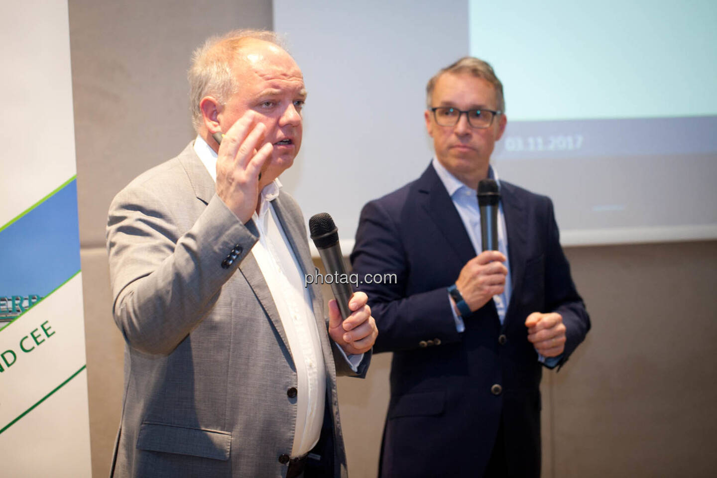 Lukas Stipkovich (Fondsmanagement, Sigma Investment), Alfred Reisenberger (Research, Sigma Investment) - (Fotocredit: Michaela Mejta for photaq.com)