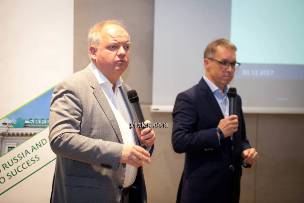 Lukas Stipkovich (Fondsmanagement, Sigma Investment), Alfred Reisenberger (Research, Sigma Investment) - (Fotocredit: Michaela Mejta for photaq.com), © Michaela Mejta (08.11.2017) 