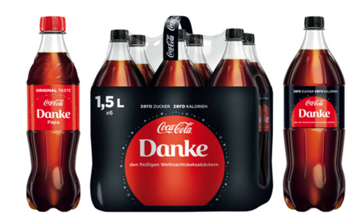 Mit Coca-Cola können sich alle bei ihren Liebsten – ob Mama, Papa, dem Schatz, dem Weihnachtsengerl oder den großartigen Geschenkeverpackern – bedanken, damit Freude bereiten und gleichzeitig gewinnen! Dies steht im Mittelpunkt der diesjährigen Coca-Cola Weihnachtskampagne. Der TV-Spot ist ab 13. November on air. Auf die Konsumenten warten ein kulinarisches Gewinnspiel sowie ein Adventkalender mit tollen Preisen. Credit: Coca-Cola