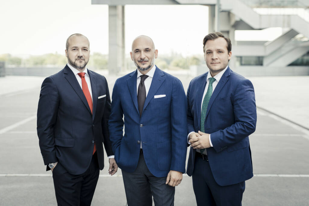 Palmers Textil AG- Geschäftsführung: Tino Wieser, Marc Wieser, Luca Wieser (v.l.n.r.), Credit: Palmers, © Aussender (21.11.2017) 