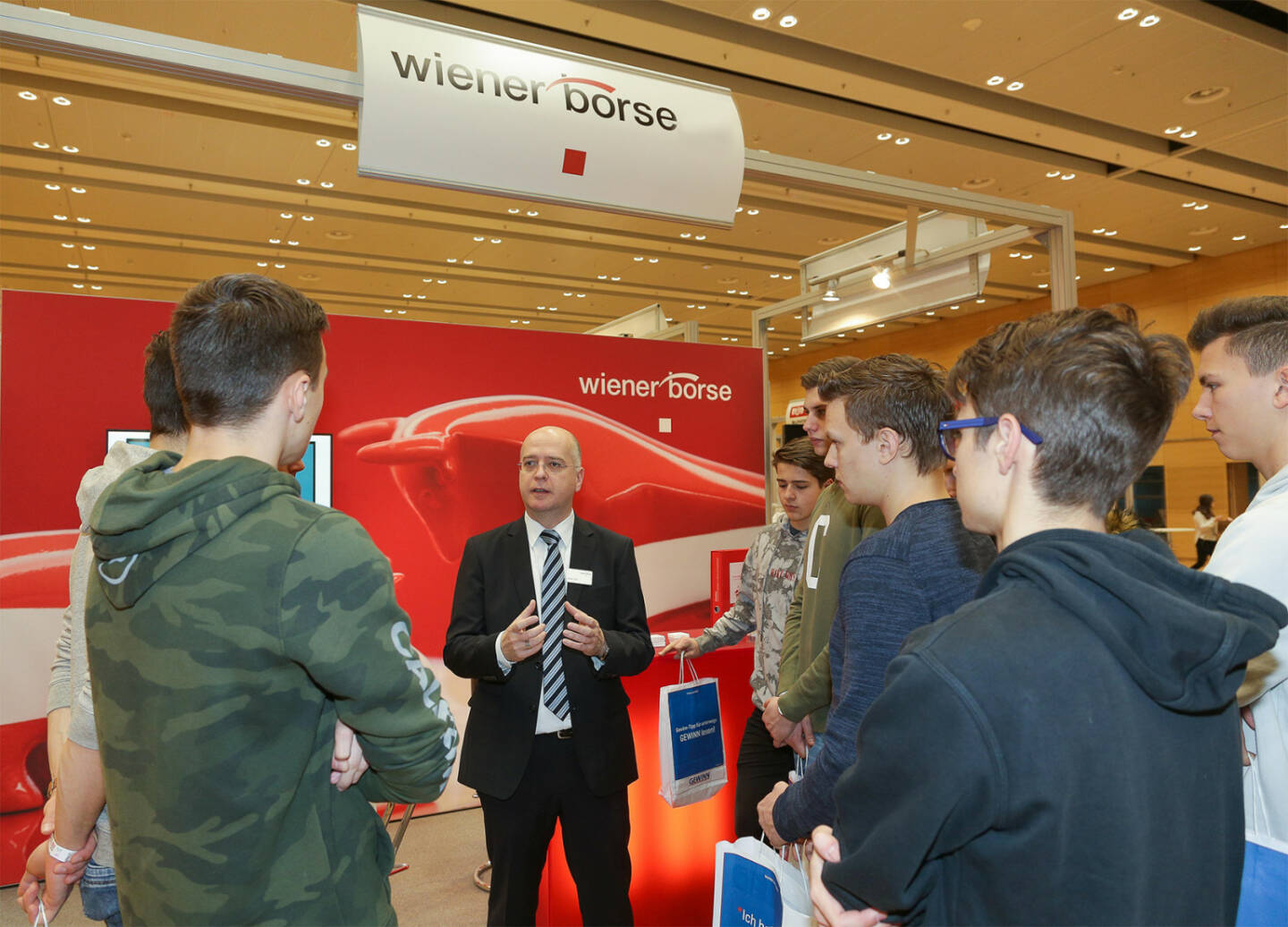 Am Gewinn Info Day werden Schüler informiert; Bild: Wiener Börse