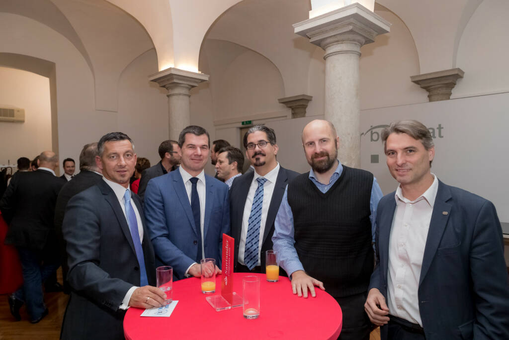 Santander Aperitif in die Säulenhalle der Wiener Börse, Credit: Santander Consumer Bank/APA-Fotoservice/Buchacher (22.11.2017) 