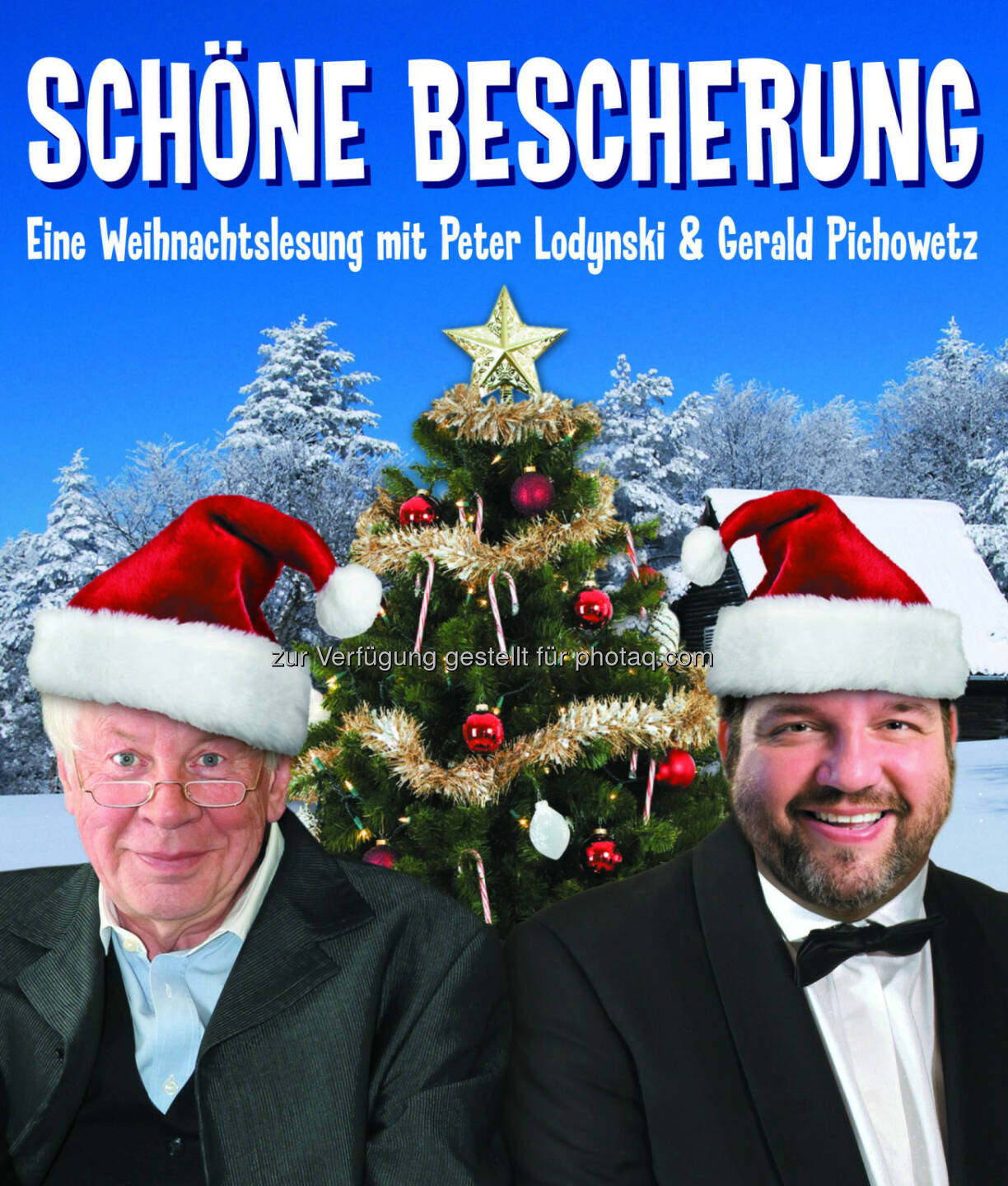 Weihnachtslesung mit Peter Lodynski & Gerald Pichowetz - Gloria Theater Betriebs GesmbH: Schöne Bescherung (Fotocredit: Gloria Theater)