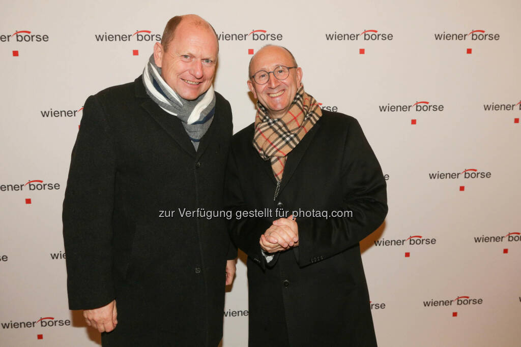 Christoph Varga, Ludwig Nießen, © Wiener Börse/APA-Fotoservice (01.12.2017) 