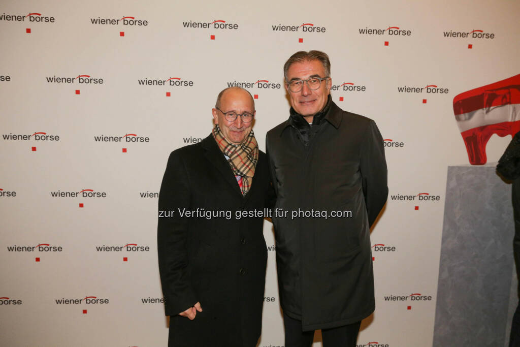 Ludwig Nießen, Friedrich Mostböck, © Wiener Börse/APA-Fotoservice (01.12.2017) 