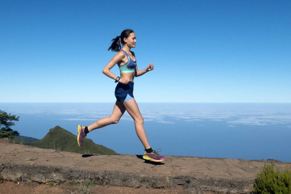 Elena Ecker rennt auf Madeira durch die Gegend (27.12.2017) 