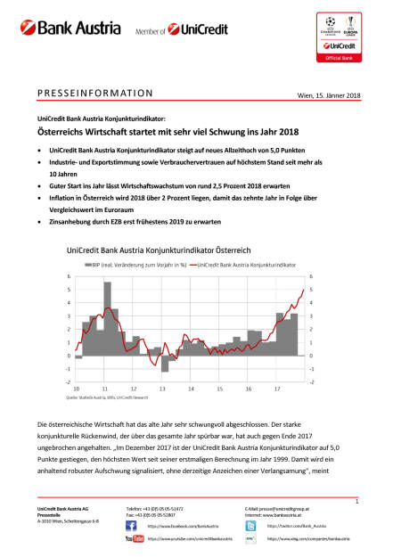 Österreichs Wirtschaft startet mit sehr viel Schwung ins Jahr 2018, Seite 1/6, komplettes Dokument unter http://boerse-social.com/static/uploads/file_2415_osterreichs_wirtschaft_startet_mit_sehr_viel_schwung_ins_jahr_2018.pdf (15.01.2018) 