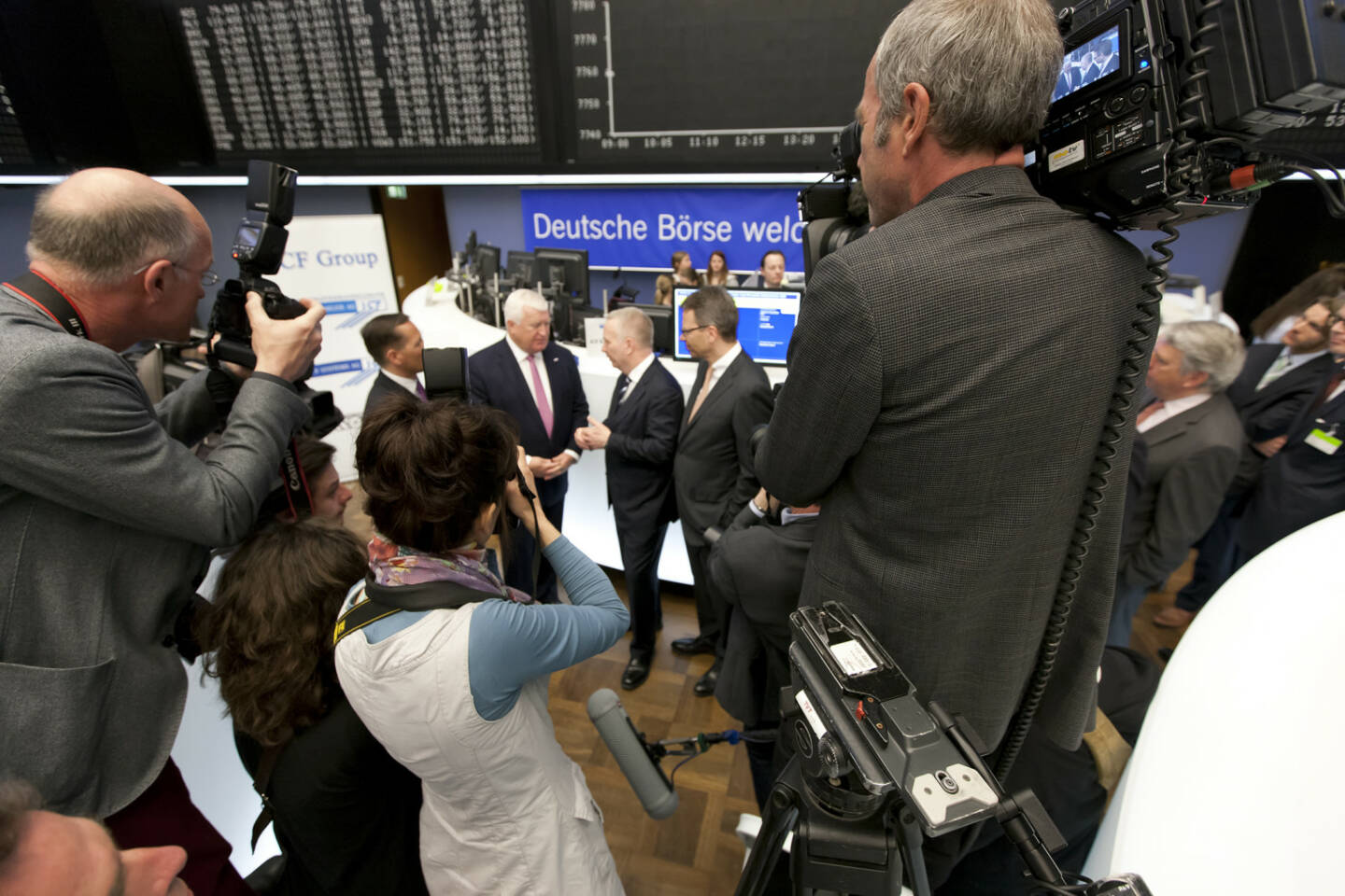 Deutsche Börse AG - IPO Evonic IHK Frankfurt / Parkett, Medien, Credit: Deutsche Börse AG