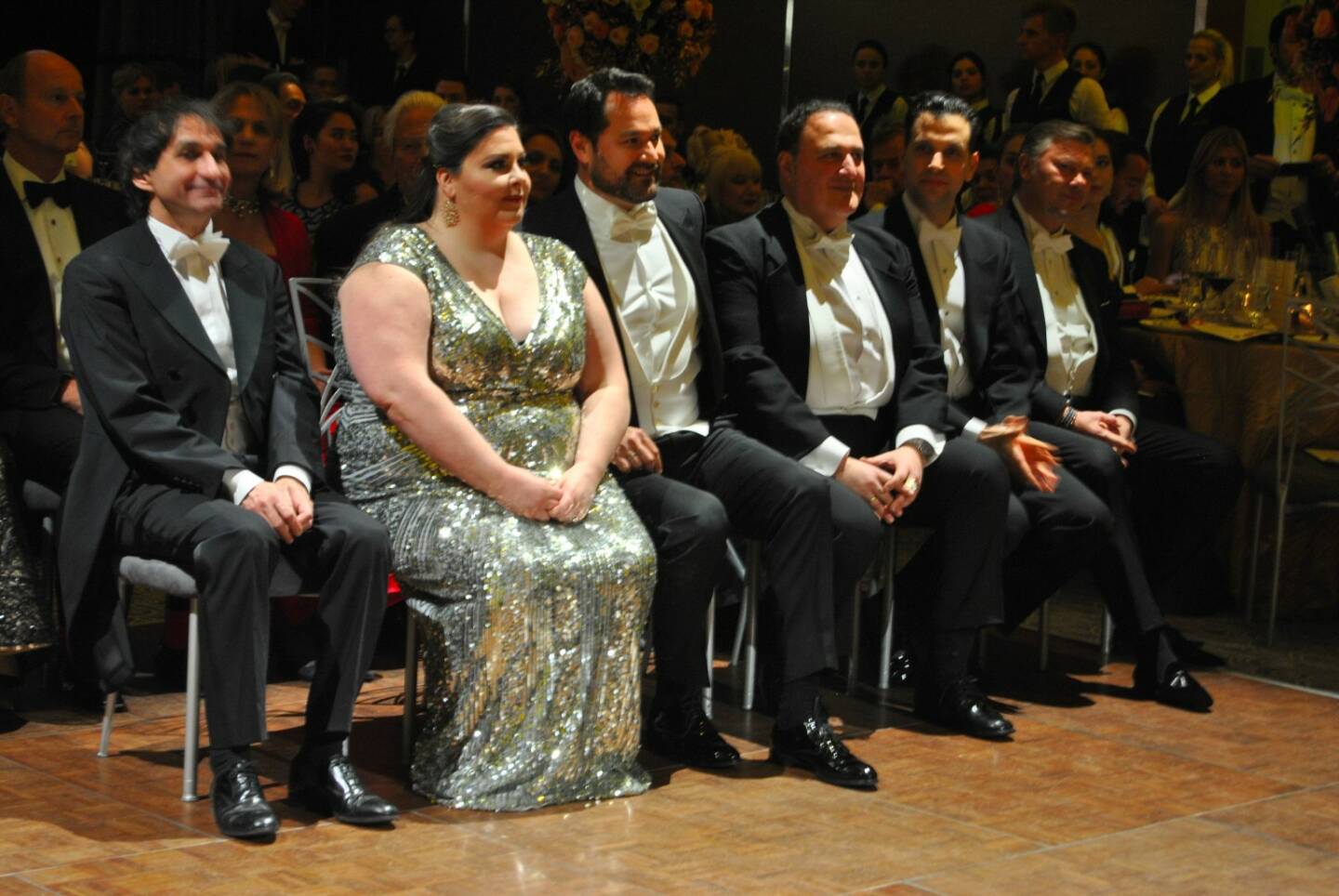 Die Sänger Angeala Meade, Ildar Abdrazakov und George Ganizde © The Viennese Opera Ball