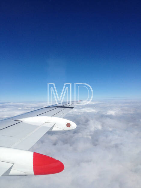 Flugzeug Tragfläche, © Martina Draper (02.06.2013) 