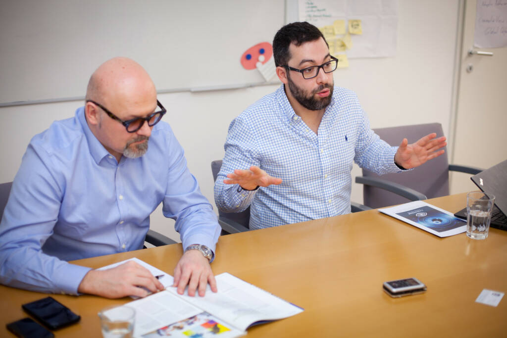 Jack Wagner, CEO CyberTrap GmbH, Avi Kravitz, CTO und Gründer CyberTrap GmbH, Foto: Michaela Mejta (08.02.2018) 