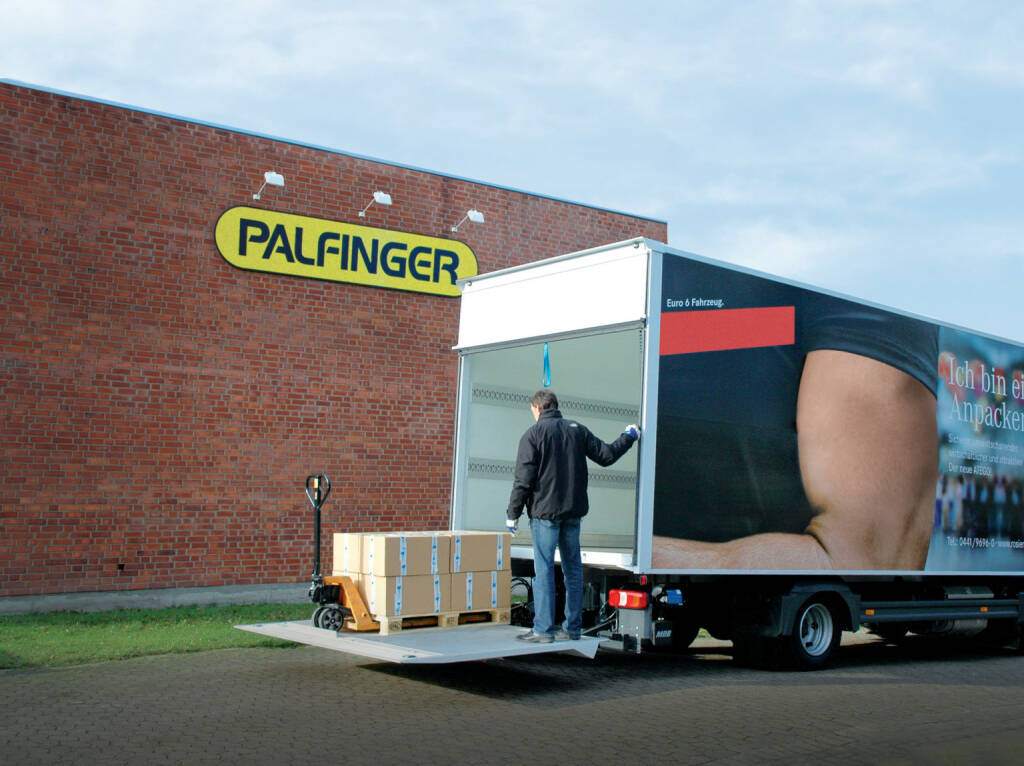 Palfinger, LKW, Lift, Hebebühne, Credit: Palfinger, © Aussendung (17.02.2018) 