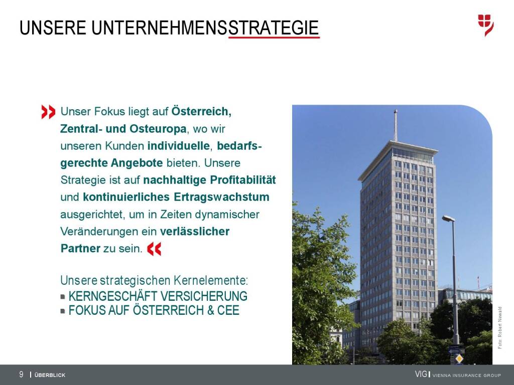 VIG Unternehmenspräsentation - Unternehmensstrategie (20.02.2018) 