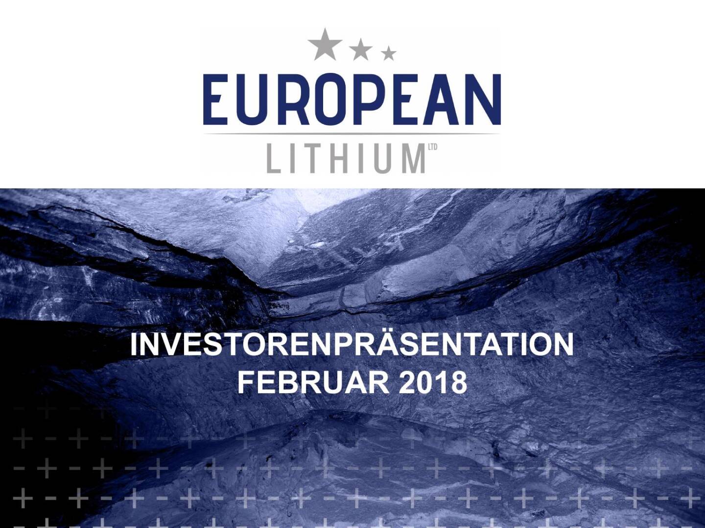 Präsentation European Lithium - Investorenpräsentation