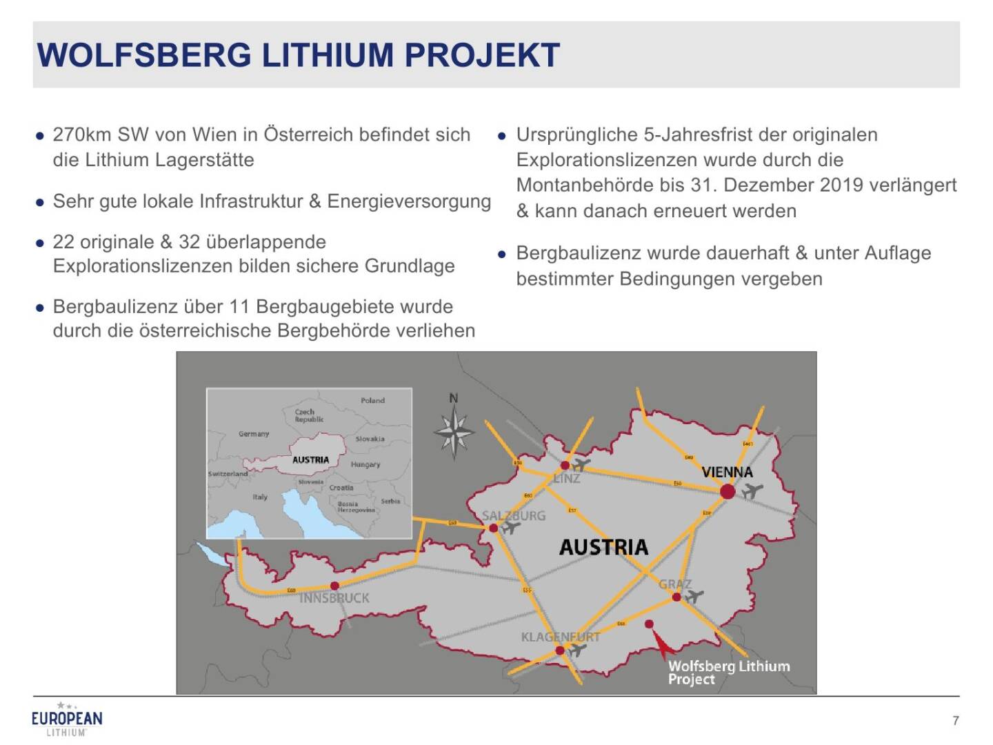Präsentation European Lithium - Wolfsberg Lithium Projekt