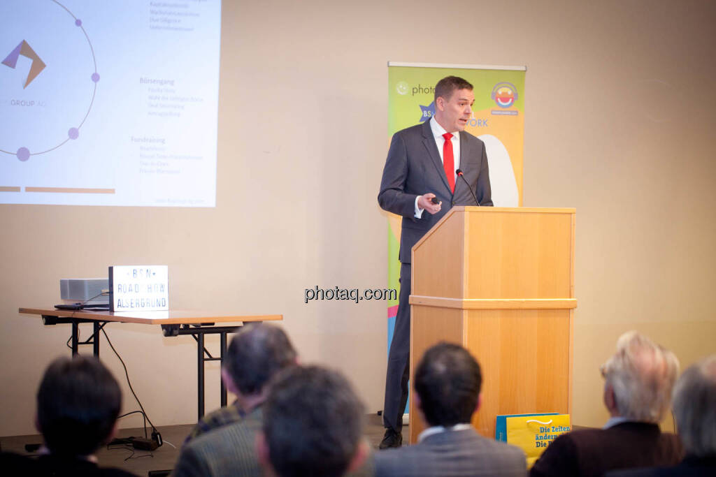 Börse Social Network-Roadshow, FinGroup AG-Vorstand Alexander Coenen, Credit: Michaela Mejta (01.03.2018) 