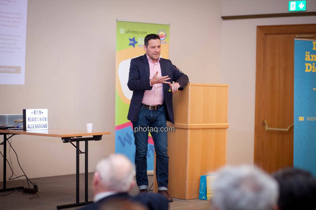 Börse Social Network-Roadshow, European Lithium-Director Stefan Müller, Credit: Michaela Mejta (01.03.2018) 