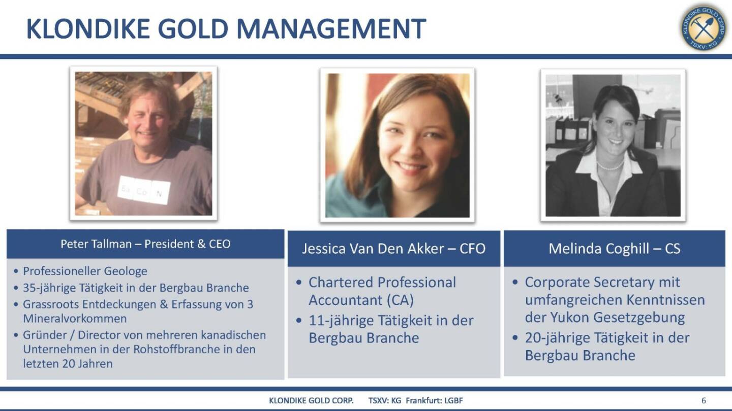 Präsentation Klondike - Management