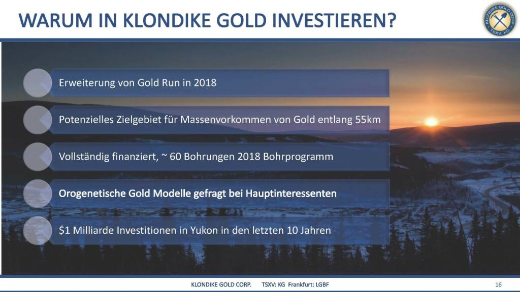 Präsentation Klondike - warum investieren? (07.03.2018) 