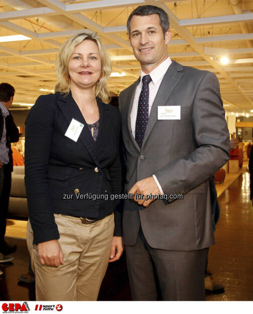 Generalsekretaerin Petra Huber (OEPC) und Horst Nussbaumer. Foto: GEPA pictures/ Mario Kneisl (04.06.2013) 