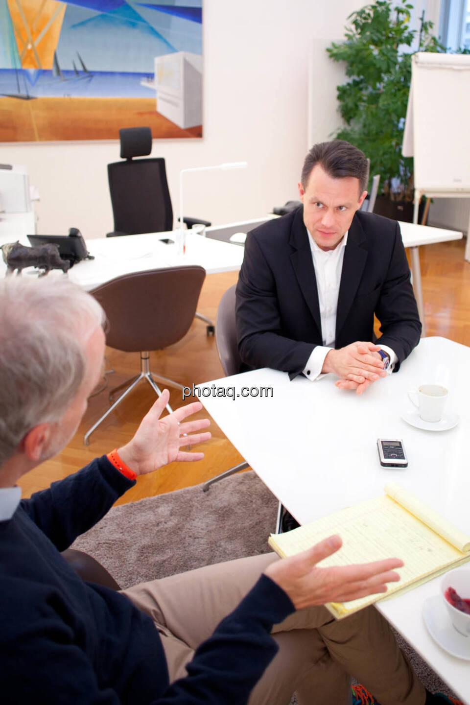 Christian Drastil (BSN), Christoph Boschan (Wiener Börse)