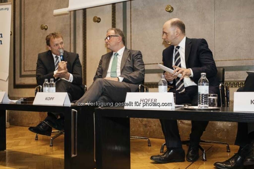 Podiumsdiskussion „Neue Regierung – Neue Impulse für den Kapitalmarkt!?“, © Wiener Börse / Aktienforum (12.04.2018) 