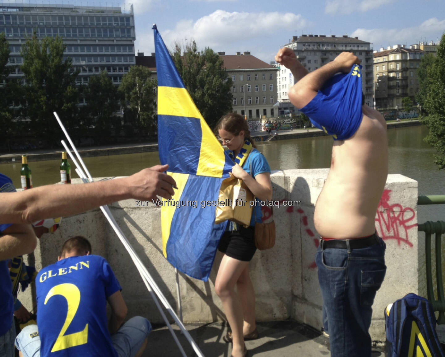 Die Schweden bei der Strandbar Herrmann