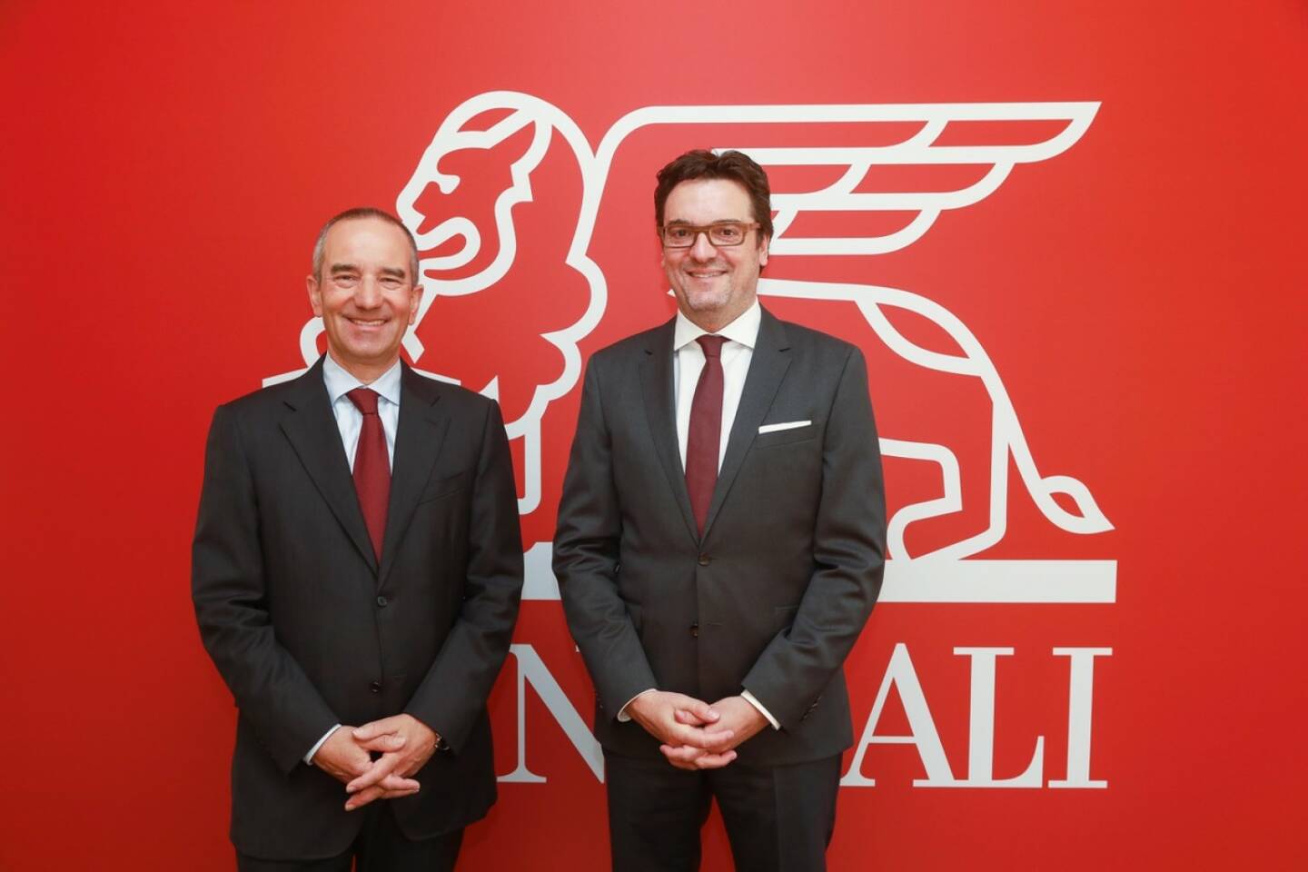 Generali Österreich: Generali Österreich CEO Alfred Leu und Generali Österreich CFO Klaus Wallner zeigen sich über die erfolgreiche Geschäftsentwicklung erfreut und sehen das Unternehmen für die Herausforderungen der Zukunft gut aufgestellt; Fotocredit: Generali Versicherung AG/APA-Fotoservice/Tanzer