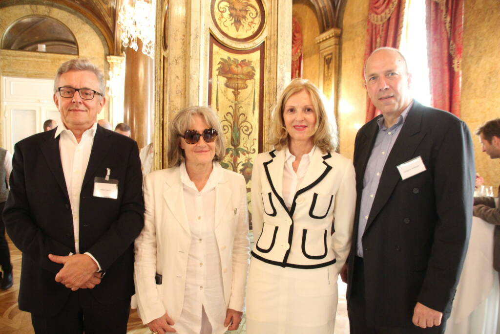 Alfred Liebich, Investor, Susanne Rödler, MedUni Wien, Sabine Duchaczek, Gregory Gettinger, Investor, Bild: beigestellt (25.04.2018) 