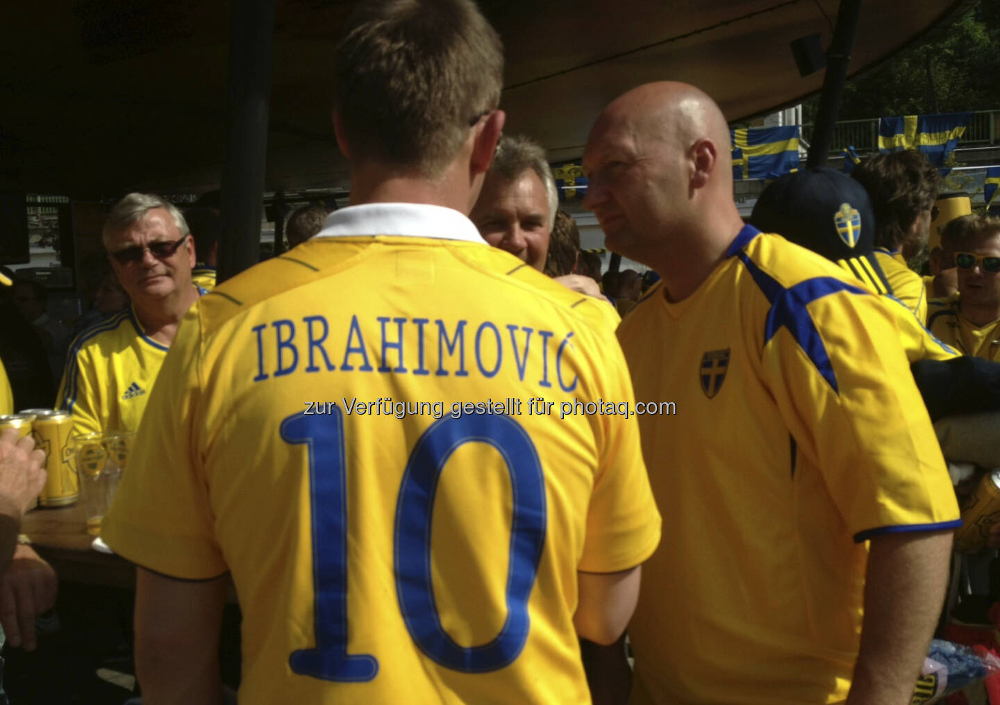 Die Schweden bei der Strandbar Herrmann, Ibrahimovic