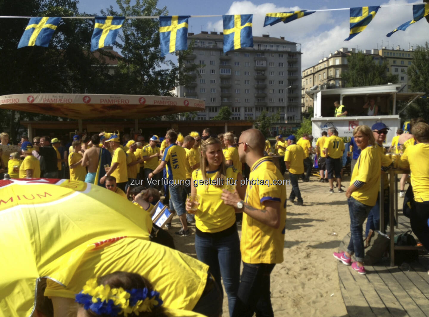 Die Schweden bei der Strandbar Herrmann