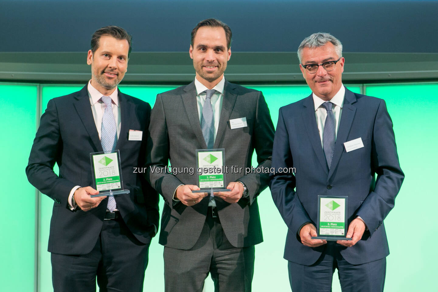 Andre Albrecht (Unicredit), Philipp Arnold (RCB), Christian Slovinec (Erste Bank)