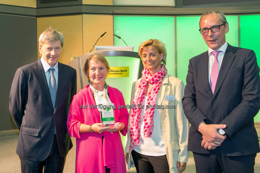 Johann Strobl (RBI), Heike Arbter (RCB), Valerie Brunner (RCB), Wilhelm Celeda (RCB), © Martina Draper (27.04.2018)